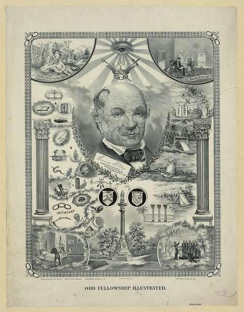 Źródło: Library of Congress, grafika „Odd Fellowship Illustrated”, 1877 r.